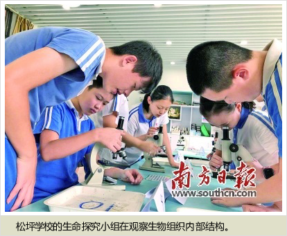 南山區松坪學(xué)校 踐行“生命教育” 打造體育科技示范學(xué)校